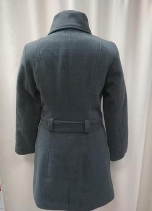 Пальто, женское, демисезонное, теплое, серое, размер l5 фото