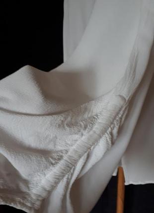 Белый комплект одежды майка+ накидка handwritten ( размер 38-40)4 фото