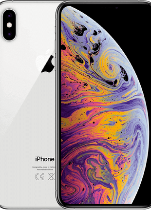 Iphone xs max 64gb silver neverlock