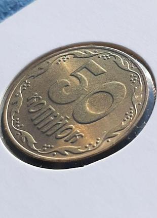 Монета украина 50 копеек, 2008 года, "из годового набора нбу"3 фото
