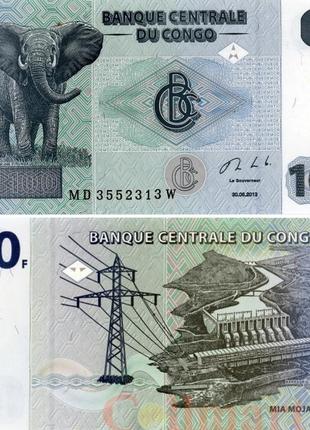 Бона др конго, 100 франков, 2013 года1 фото