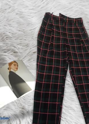 Брюки в клетку