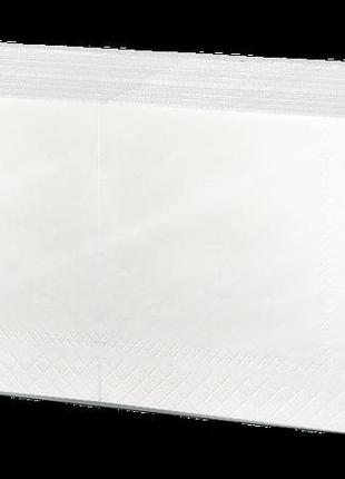 Серветки паперові papero 210х210 мм 400 аркушів білі