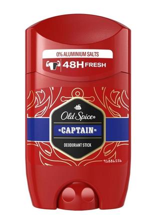 Дезодорант-стик для чоловіків old spice captain 50 мілілітрів