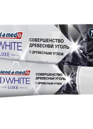 Зубна паста blend-a-med 3d white luxe деревне вугілля 75 міліл...