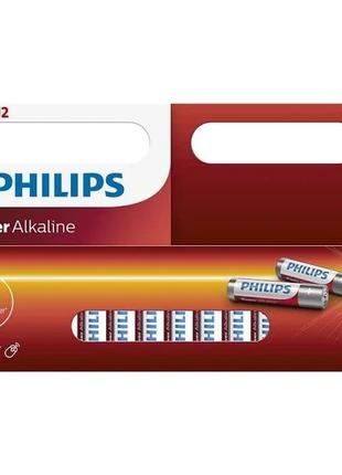 Батарейка lr03 / aaa power alkaline blister 12шт philips