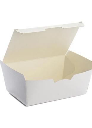 Упаковка коробка для суші велика 196х80х115 мм біла 50 штук