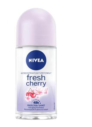 Антиперспірант nivea deo fresh cherry свіжа вишня від nivea 50 мл