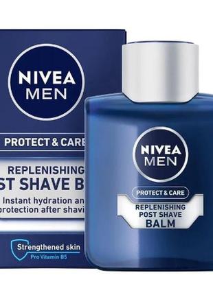 Бальзам після гоління nivea for men зволожувальний захист і до...