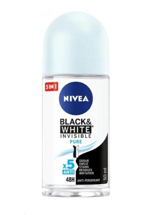 Дезодорант-антиперспірант nivea deo невидимий захист pure для ...