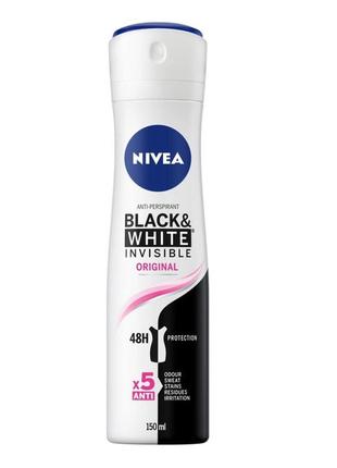 Антиперспірант nivea deo чорний і білий невидимий original від...1 фото