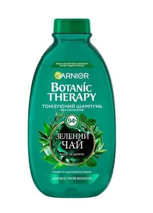 Шампунь garnier botanic therapy зелений чай евкаліпт і цитрус ...