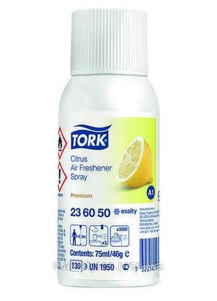 Змінний балон освіжувач повітря tork premium цитрус 75 мл аеро...