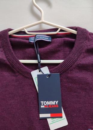 Tommy hilfiger новый коттоновый свитер светр  джемпер4 фото