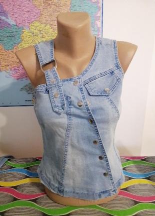 Жакет джинсовый