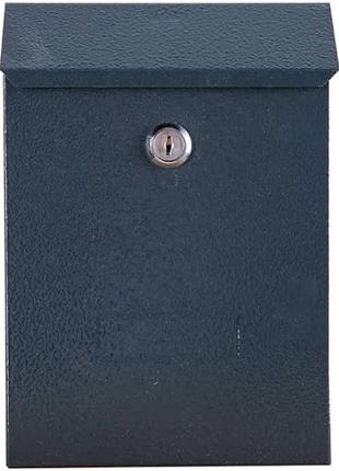 Ящик поштовий індивідуальний сп12 антрацит (160х230х35 мм)3 фото