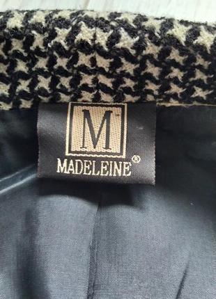 Легке пальто madeleine, 85% вовна7 фото