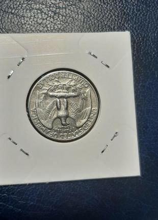 Монета сша ¼ долара, 1965 року, чверть долара (вашингтон)5 фото