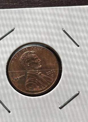 Монета сша 1 цент, 2006 року, мітка монетного двору: "d" - денвер3 фото