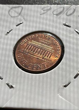 Монета сша 1 цент, 2006 року, мітка монетного двору: "d" - денвер2 фото