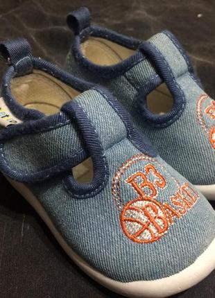 Atletico джинсові кеди на липучках 13 см