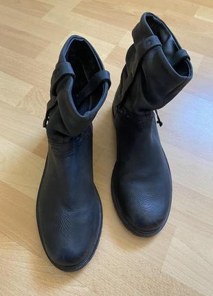 Кожаные сапоги ботинки clark’s