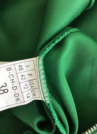 Шелковое  платье бренд ulyana sergeenko silk dress green 100% шелк9 фото