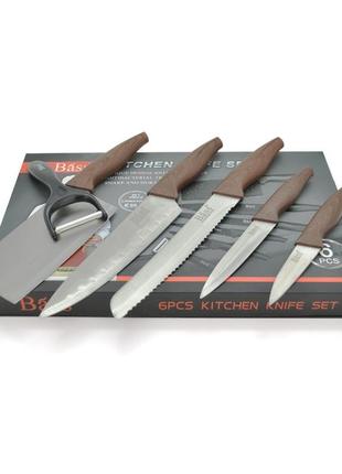 Набір кухонних ножів 6 в 1 y8081