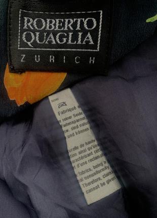 Roberto quaglia шелковое дизайнерское платье с легким жакетом9 фото
