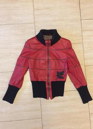 Куртка шкіряна дизайнерська