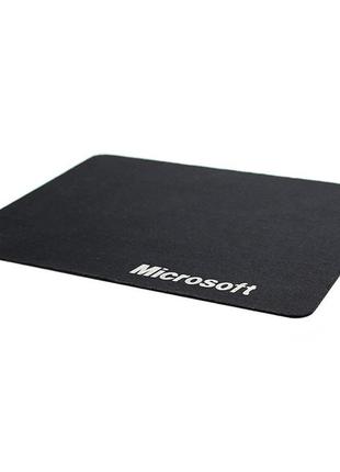 Килимок 180*220 тканинний microsoft, товщина 2 мм, колір black...