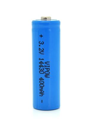 Литий-железо-фосфатный аккумулятор 14430 lifepo4 vipow ifr1443...