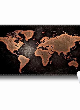 Килимок 300*700 тканинної карти світу з бічною прошивкою, товщ...