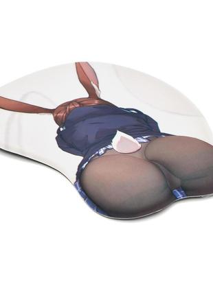 3d-килимок для миші аніме із силіконовою подушкою (пой) для за...