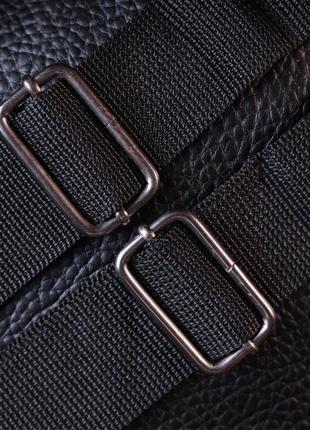 Місткий жіночий рюкзак vintage 18717 чорний9 фото