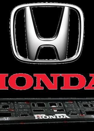 Рамка под номер книжка  "honda"  avtovin пара