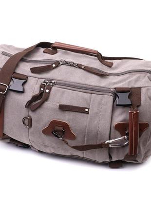 Рюкзак-трансформер у стилі мілітарі зі щільного текстилю vinta...3 фото