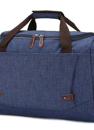 Дорожня сумка текстильна vintage 20075 синя