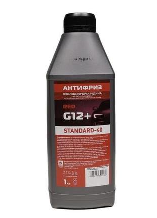 Антифриз g12+ standart-40 long life червоний 0,9 кг дорожня карта