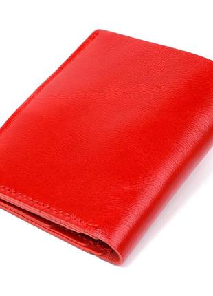 Практичне жіноче портмоне shvigel 16503 червоний2 фото