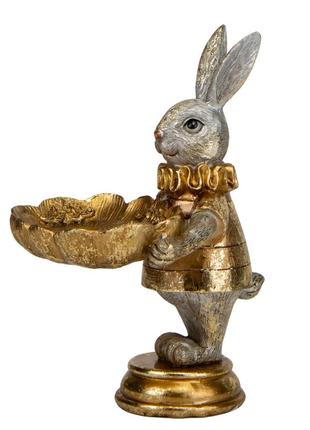 Статуетка "золотий кролик", 15 см2 фото