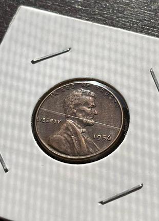 Монета сша 1 цент, 1956 року