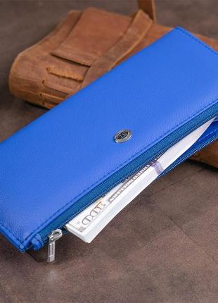 Горизонтальний тонкий гаманець зі шкіри унісекс st leather 193...