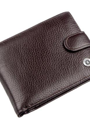 Чоловічий гаманець boston 18819 коричневий, коричневий1 фото