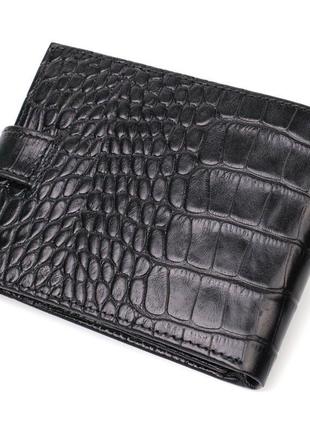 Модний гаманець для чоловіків із натуральної фактурної шкіри з...2 фото