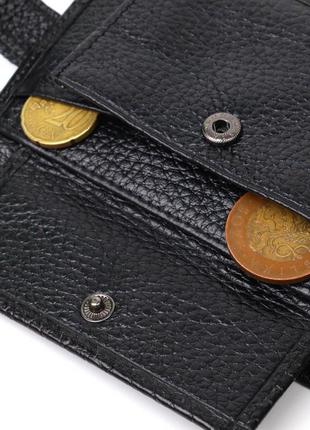 Модний гаманець для чоловіків із натуральної фактурної шкіри з...6 фото