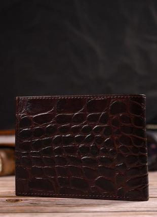 Модний горизонтальний чоловічий гаманець середнього розміру з ...7 фото