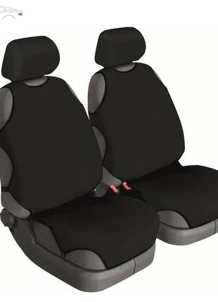 Майки передние 1+1  beltex cotton  черный без подогрева
