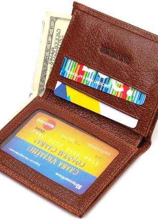 Цікавий компактний гаманець для чоловіків із натуральної шкіри...4 фото