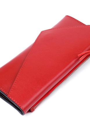 Жіночий гаманець grande pelle 11368 червоний
